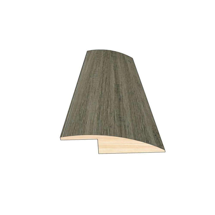 Hardwood Flooring * | Mixed Gray 0.50 In. Thick X 1.50 In. Width X 78 In. Length Overlap Reducer Hardwood Molding By Optiwood