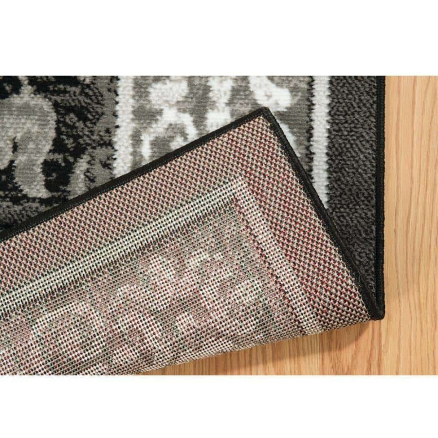 Rugs * | Dallas Baroness Grey 2 Ft. X 7 Ft. Runner Rug By United Weavers