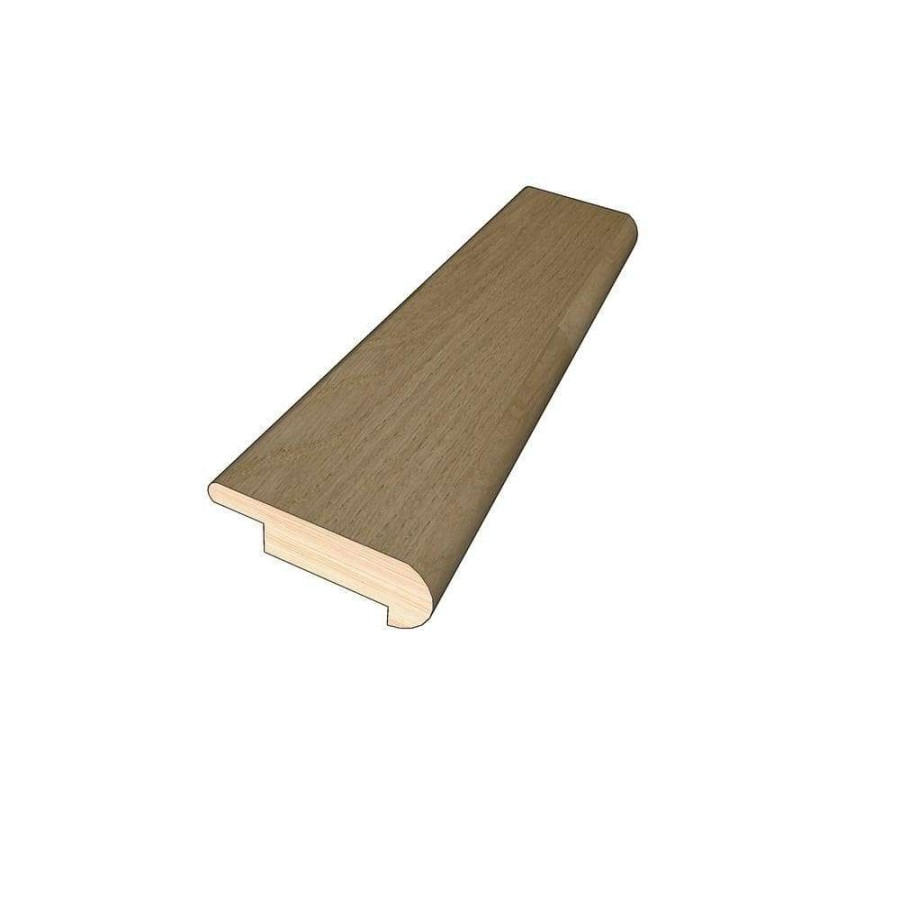 Hardwood Flooring * | Manor 0.45 In. Thick X 2 In. Width X 78 In. Length Overlap Stair Nose Molding By Optiwood