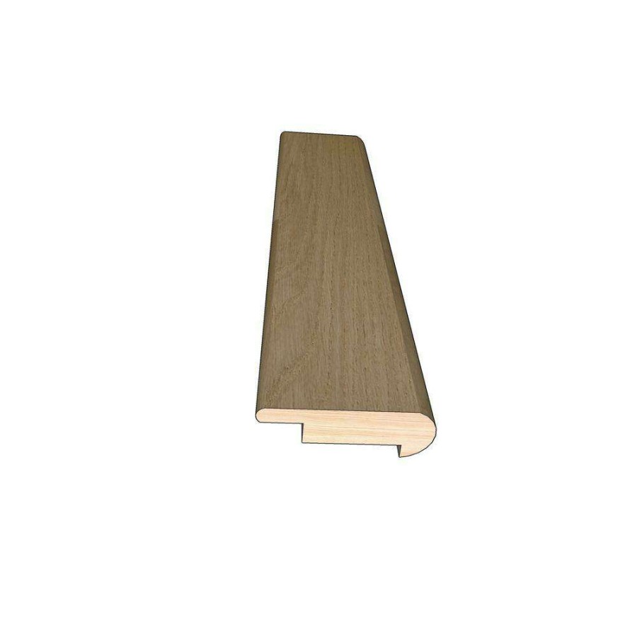 Hardwood Flooring * | Manor 0.45 In. Thick X 2 In. Width X 78 In. Length Overlap Stair Nose Molding By Optiwood