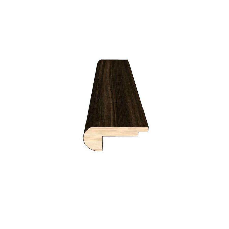 Hardwood Flooring * | Roasted Cashew 0.45 In. Thick X 2 In. Width X 78 In. Length Overlap Stair Nose Molding By Optiwood