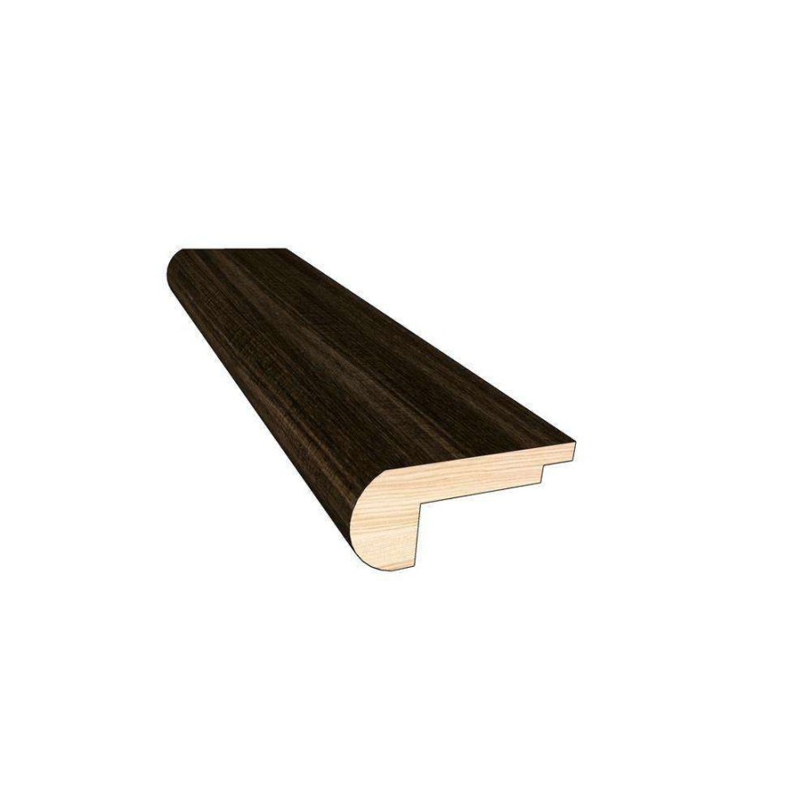 Hardwood Flooring * | Roasted Cashew 0.45 In. Thick X 2 In. Width X 78 In. Length Overlap Stair Nose Molding By Optiwood