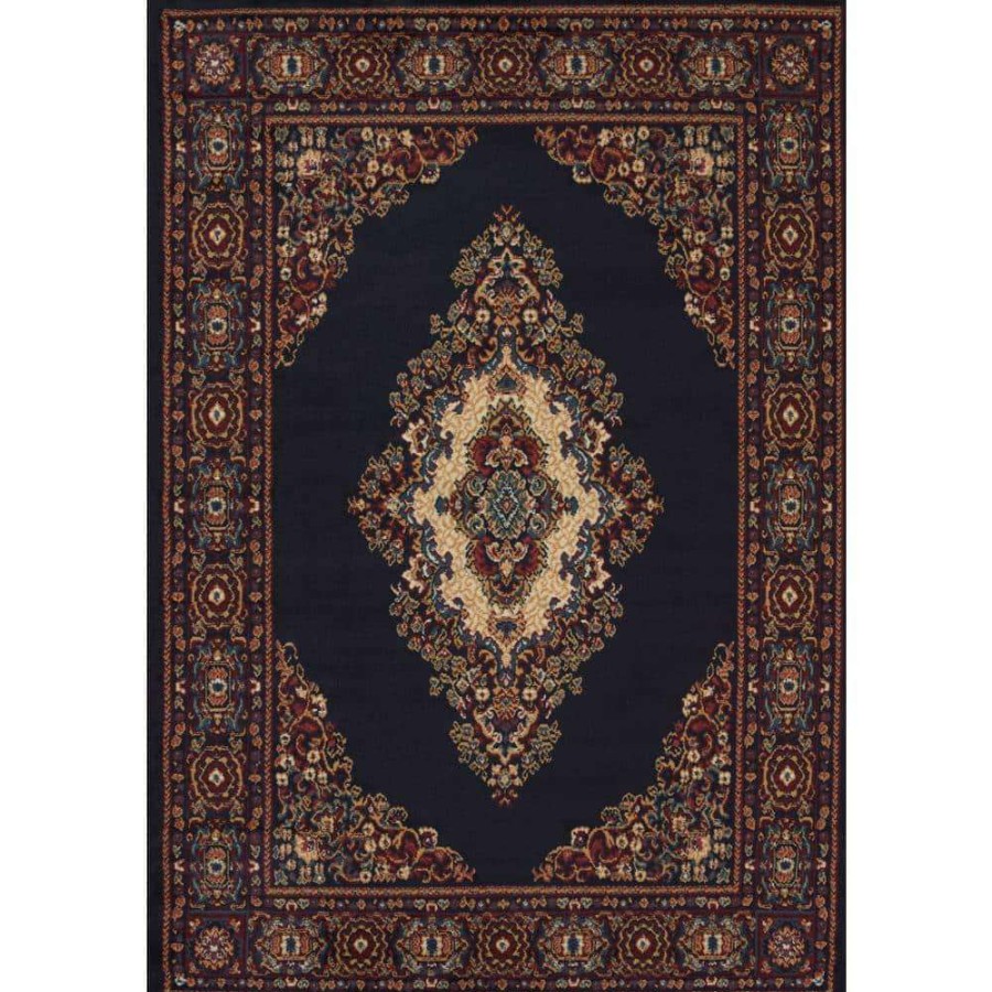 Rugs * | Cathedral Navy 5 Ft. X 8 Ft. Area Rug By United Weavers