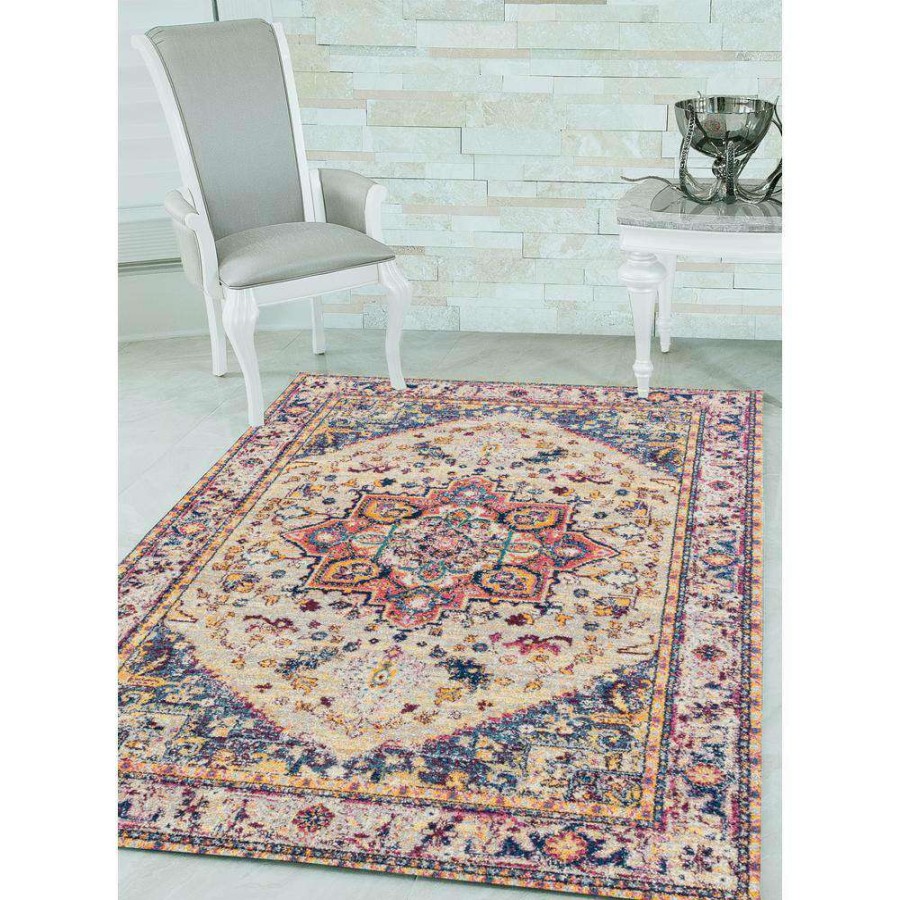 Rugs * | Abigail Zariah Cream 13 Ft. X 15 Ft. Oversize Rug By United Weavers