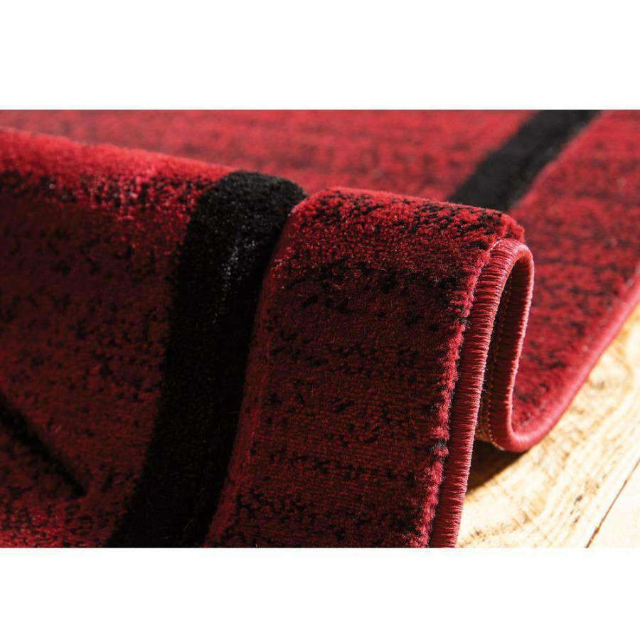 Rugs * | Cottage Treetops Burgundy 7 Ft. 10 In. X 10 Ft. 6 In. Area Rug By United Weavers