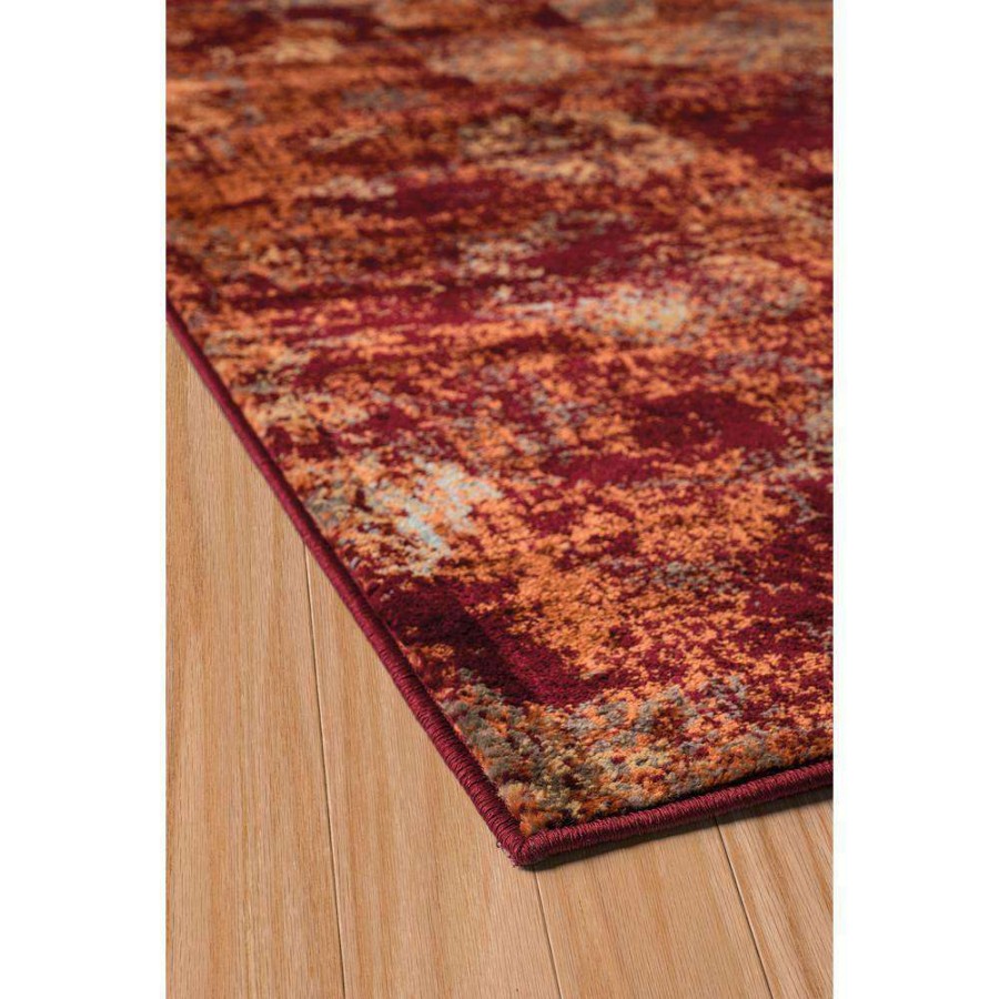 Rugs * | Bridges Via Vicosa Crimson 13 Ft. X 15 Ft. Oversize Area Rug By United Weavers