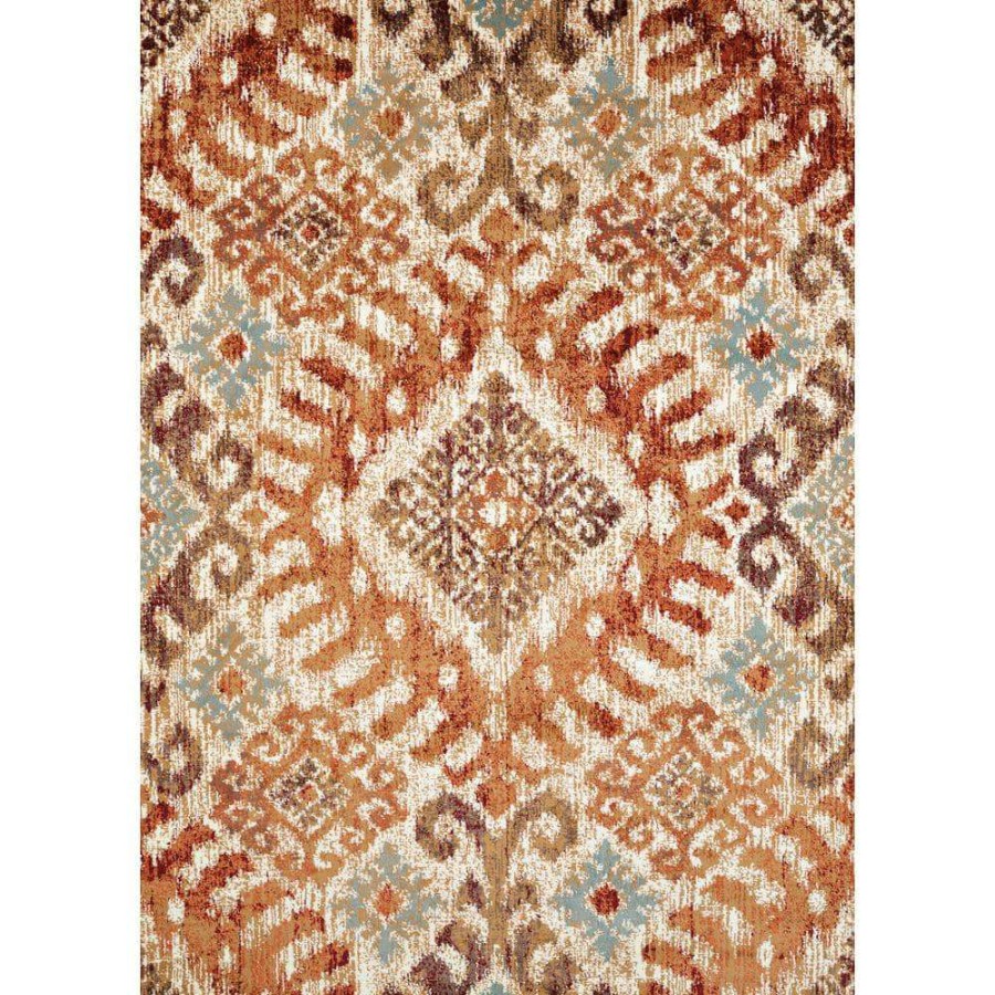 Rugs * | Bridges Verazanno Crimson 9 Ft. 10 In. X 13 Ft. 2 In. Geometric Olefin Area Rug By United Weavers