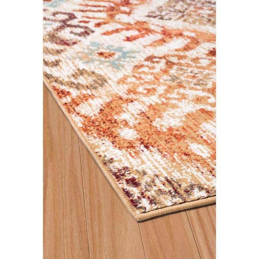 Rugs * | Bridges Verazanno Crimson 9 Ft. 10 In. X 13 Ft. 2 In. Geometric Olefin Area Rug By United Weavers