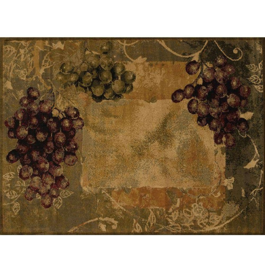 Rugs * | Affinity Vineyard Green 7 Ft. 10 In. X 10 Ft. 6 In. Abstract Polypropylene Area Rug By United Weavers