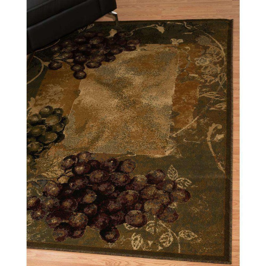 Rugs * | Affinity Vineyard Green 7 Ft. 10 In. X 10 Ft. 6 In. Abstract Polypropylene Area Rug By United Weavers