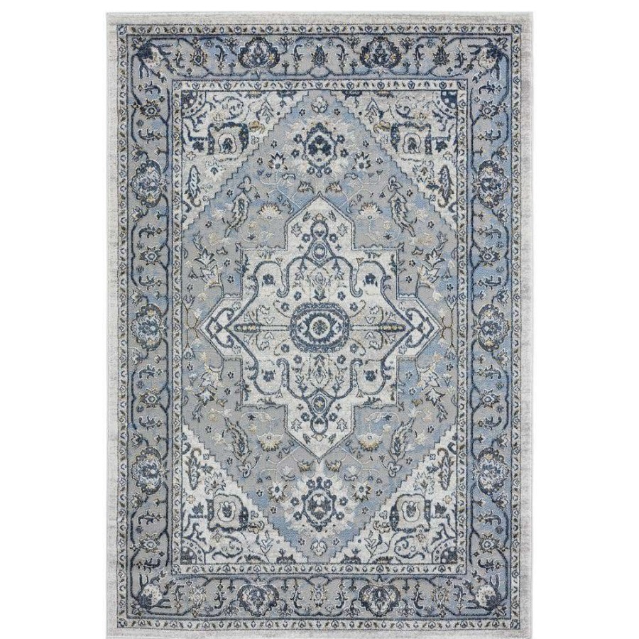 Rugs * | Veronica Adaleigh Blue/Grey 12 Ft. 6 In. X 15 Ft. Oversize Area Rug By United Weavers