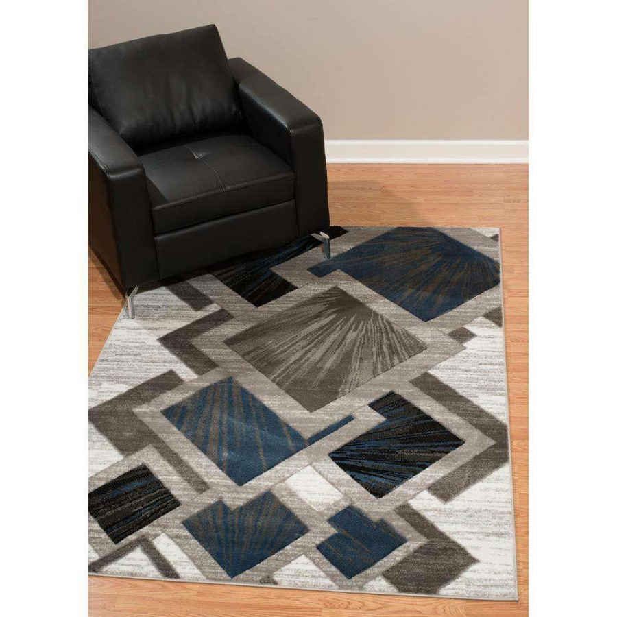 Rugs * | Studio Flash Denim Blue 8 Ft. X 11 Ft. Oversize Area Rug By United Weavers