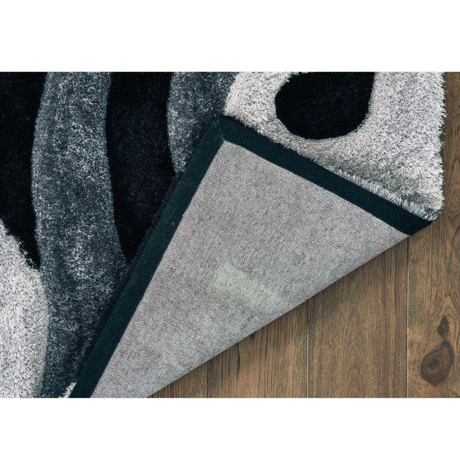 Rugs * | Finesse Chimes Black 5 Ft. 3 In. X 7 Ft. 2 In. Area Rug By United Weavers