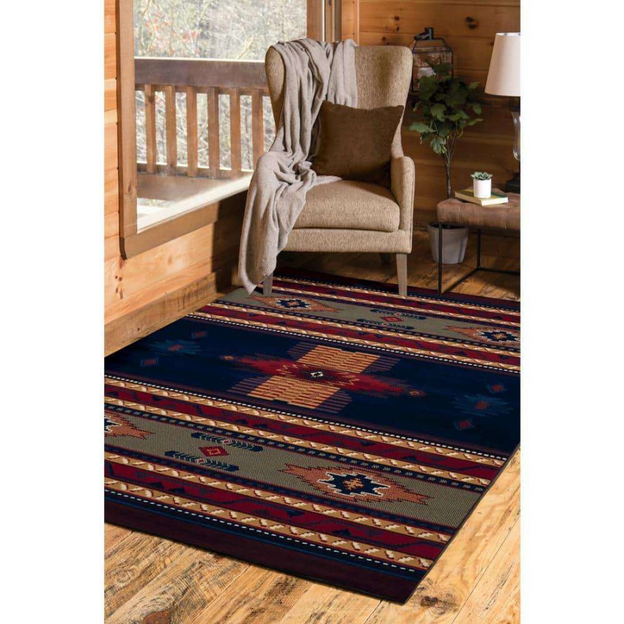 Rugs * | Manhattan Phoenix Navy 7 Ft. 10 In. X 10 Ft. 6 In. Area Rug By United Weavers