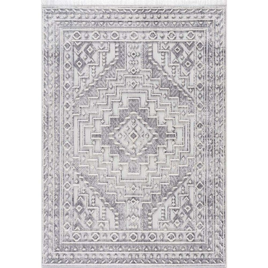 Rugs * | Chelsea Novel Grey 5 Ft. 3 In. X 7 Ft. 2 In. Area Rug By United Weavers