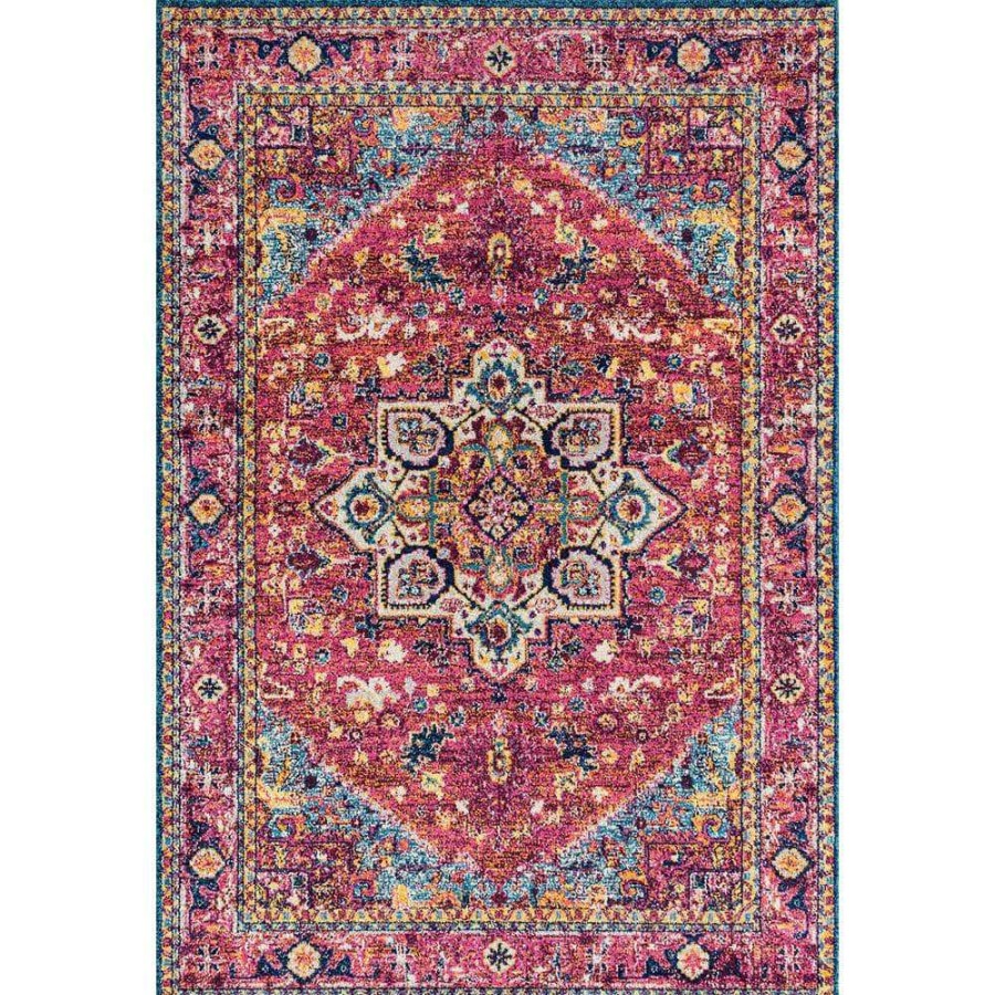 Rugs * | Abigail Zuri Magenta 13 Ft. X 15 Ft. Oversize Rug By United Weavers