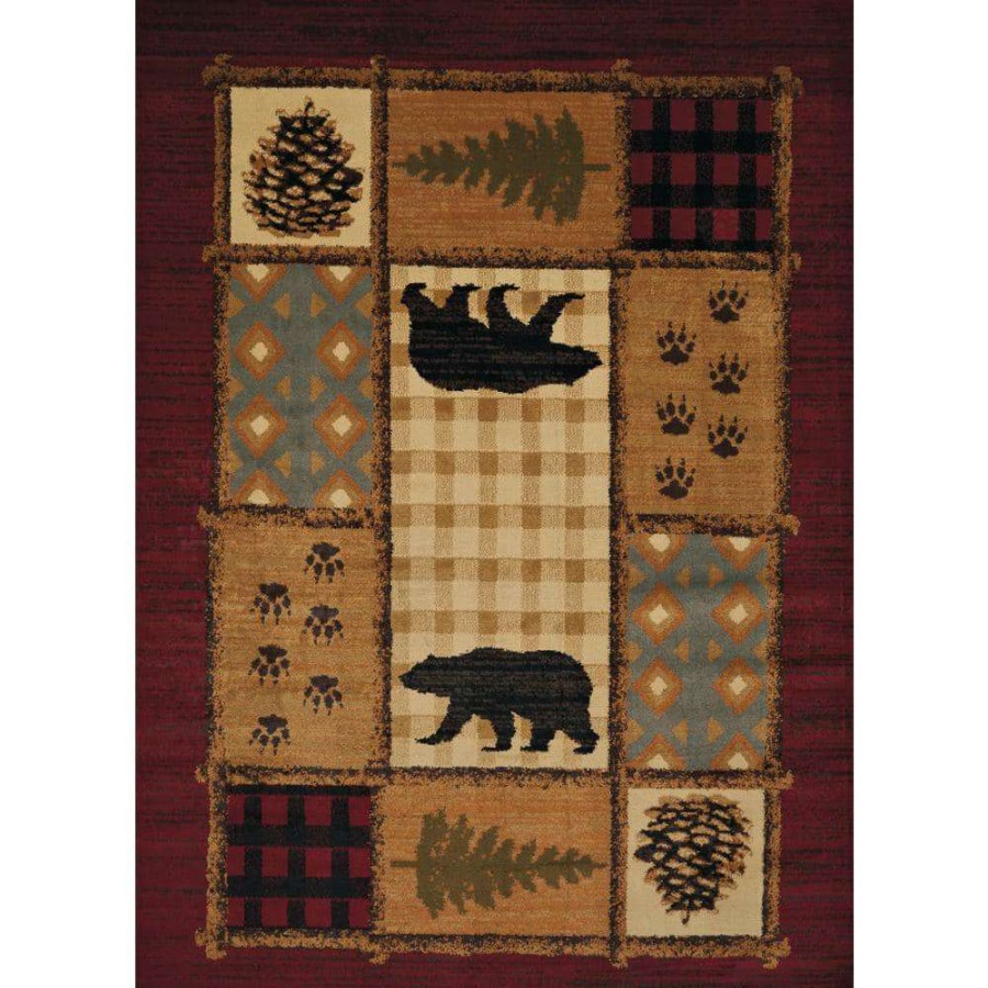 Rugs * | Affinity Lodge Mosaic Multi 7 Ft. 10 In. X 10 Ft. 6 In. Area Rug By United Weavers