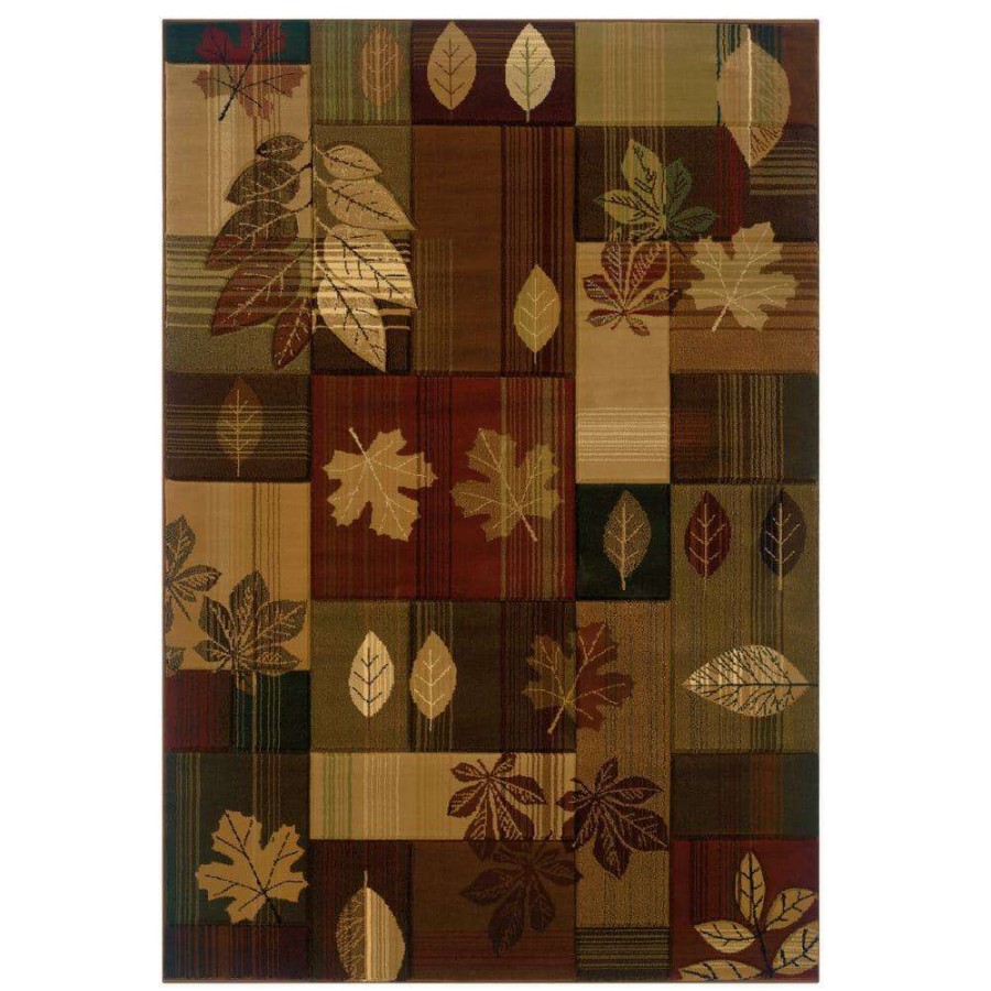 Rugs * | Designer Contours Cem Autumn Bliss Toffee 3 Ft. X 7 Ft. Area Rug By United Weavers