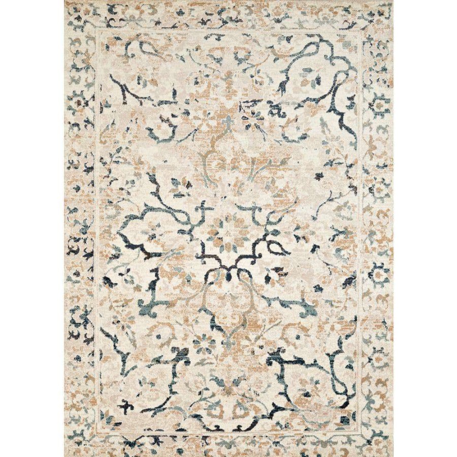 Rugs * | Bridges Villa Bella Linen 9 Ft. 10 In. X 13 Ft. 2 In. Oriental Olefin Area Rug By United Weavers