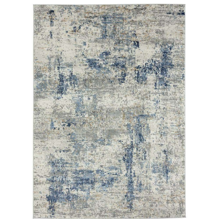 Rugs * | Eternity Elixir Blue 12 Ft. 6 In. X 15 Ft. Oversize Area Rug By United Weavers