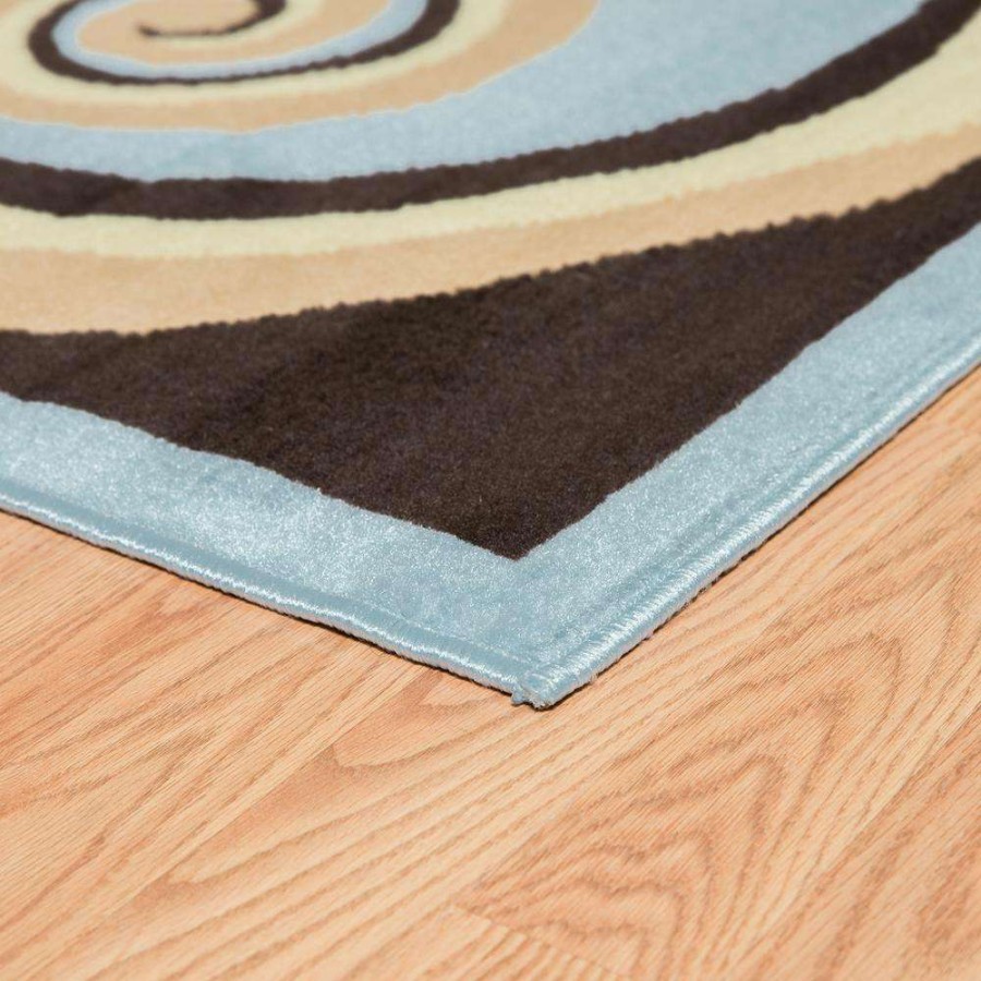 Rugs * | Billow Blue 8 Ft. X 11 Ft. Indoor Area Rug By United Weavers