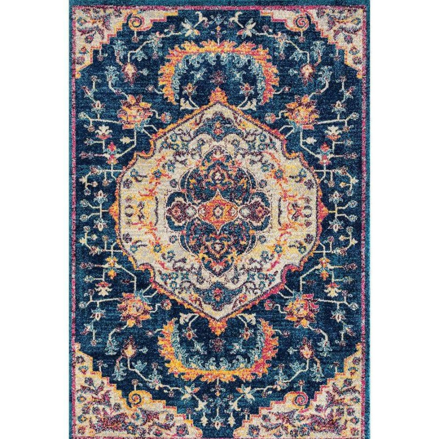 Rugs * | Abigail Ulani Midnight Blue 13 Ft. X 15 Ft. Oversize Rug By United Weavers