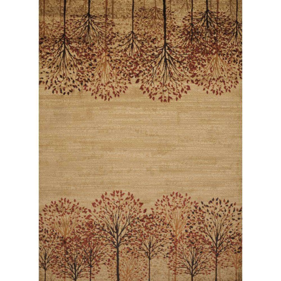 Rugs * | Affinity Tree Blossom Natural 1 Ft. 10 In. X 3 Ft. Accent Rug By United Weavers