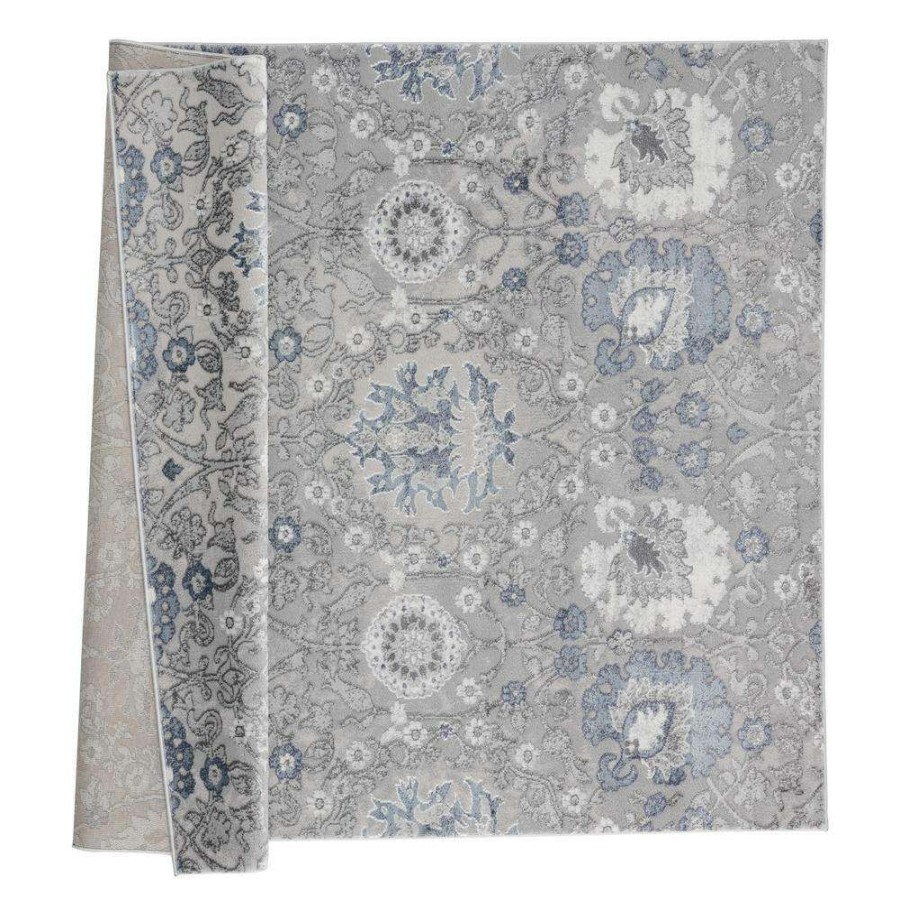 Rugs * | Cascades Olallie Blue 5 Ft. 3 In. X 7 Ft. 2 In. Area Rug By United Weavers