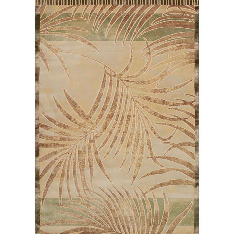 Rugs * | Panama Jack Original Palm Seafoam 5 Ft. 3 In. X 7 Ft. 2 In. Area Rug By United Weavers