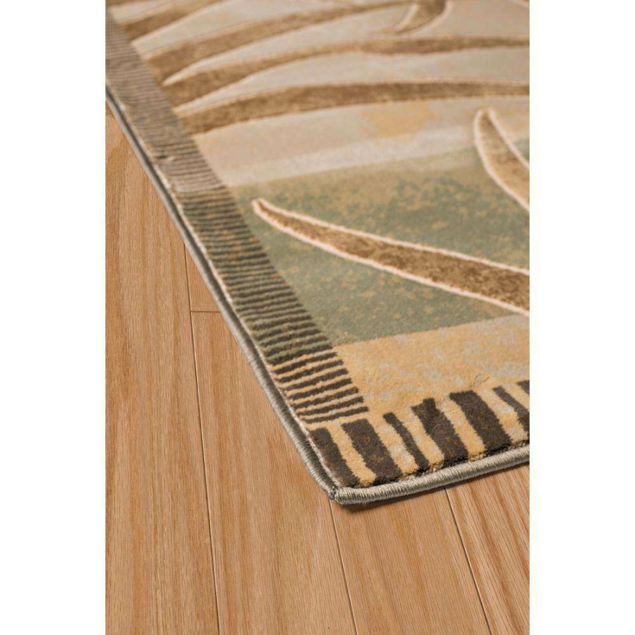 Rugs * | Panama Jack Original Palm Seafoam 5 Ft. 3 In. X 7 Ft. 2 In. Area Rug By United Weavers