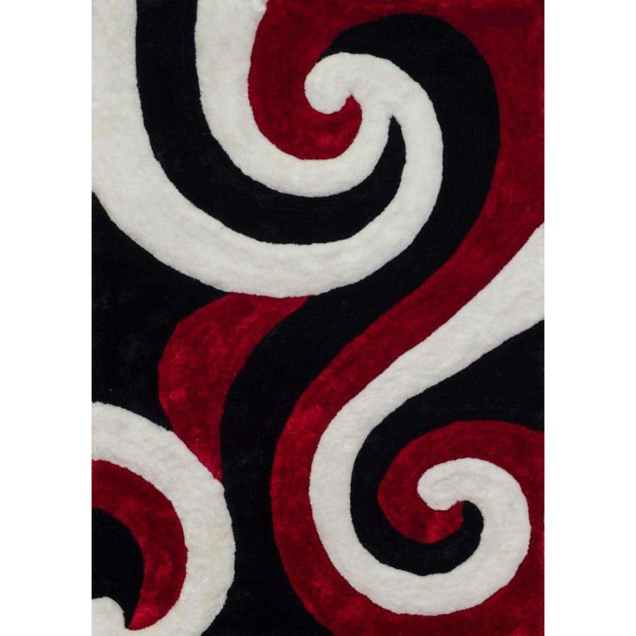 Rugs * | Finesse Summit Red 7 Ft. 10 In. X 10 Ft. 6 In. Area Rug By United Weavers