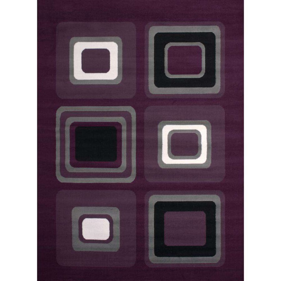 Rugs * | Spaces Lilac 5 Ft. X 7 Ft. Indoor Area Rug By United Weavers