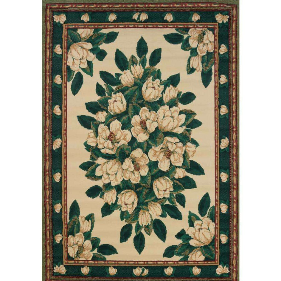 Rugs * | Manhattan Magnolia Cream 7 Ft. 10 In. X 10 Ft. 6 In. Area Rug By United Weavers