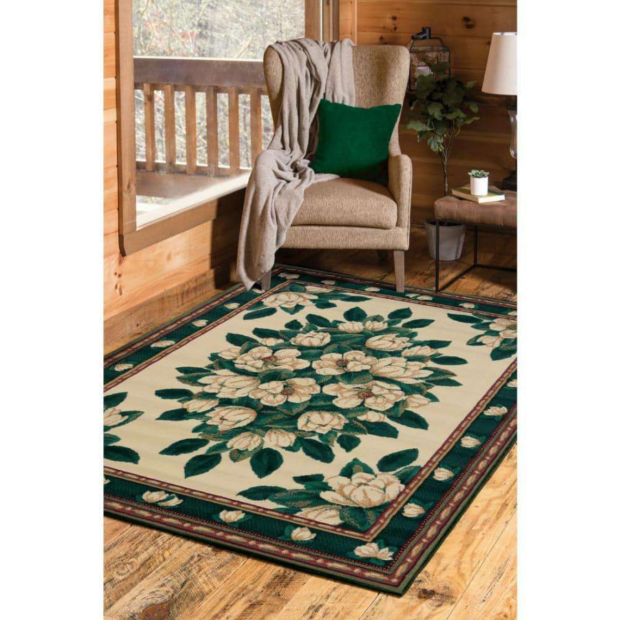 Rugs * | Manhattan Magnolia Cream 7 Ft. 10 In. X 10 Ft. 6 In. Area Rug By United Weavers