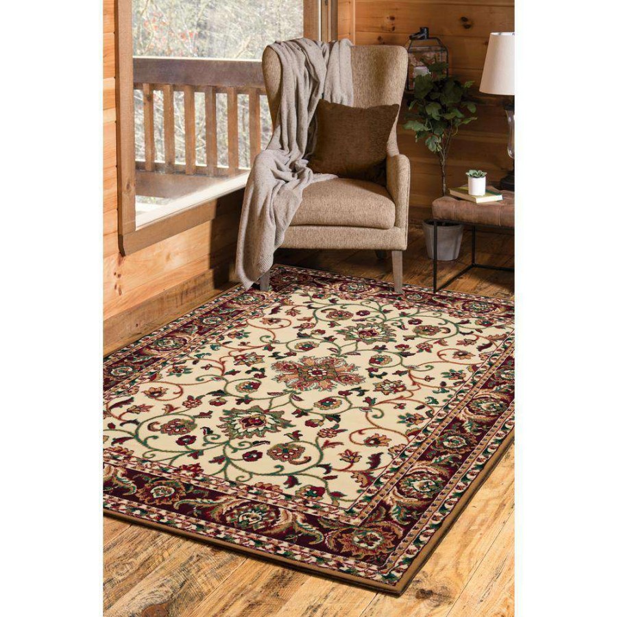 Rugs * | Manhattan Columbia Cream 7 Ft. 10 In. X 10 Ft. 6 In. Area Rug By United Weavers