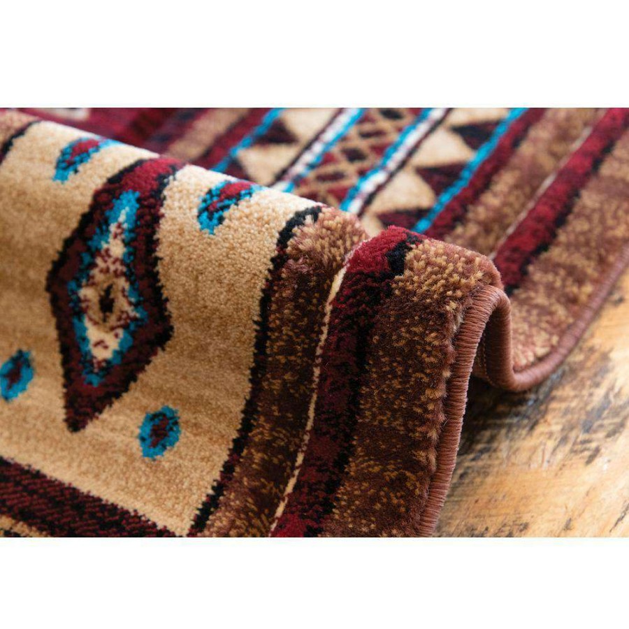 Rugs * | Cottage Pelican Park Burgundy 7 Ft. 10 In. X 10 Ft. 6 In. Area Rug By United Weavers