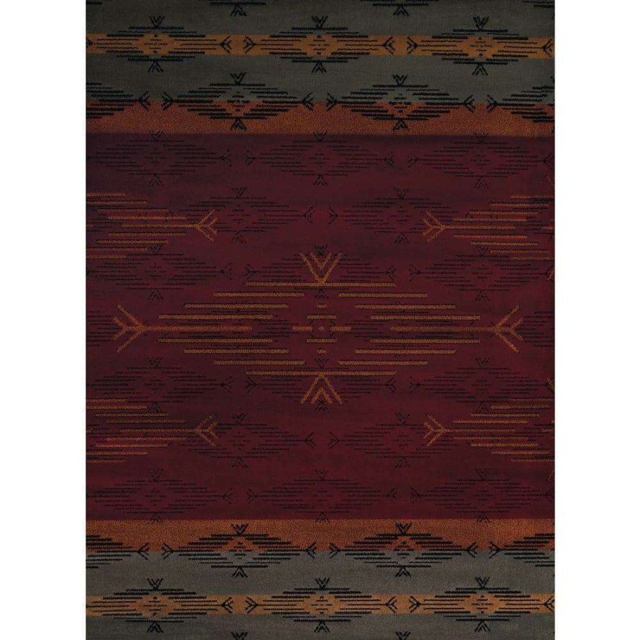 Rugs * | Affinity Native Skye Red 7 Ft. 10 In. X 10 Ft. 6 In. Area Rug By United Weavers