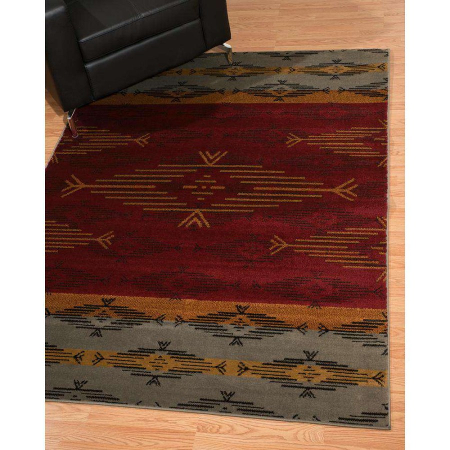 Rugs * | Affinity Native Skye Red 7 Ft. 10 In. X 10 Ft. 6 In. Area Rug By United Weavers