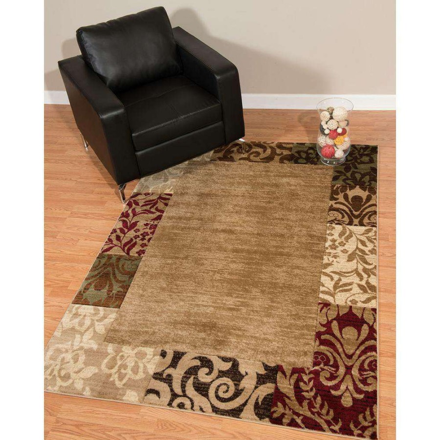 Rugs * | Studio Valence Beige 5 Ft. X 7 Ft. Indoor Area Rug By United Weavers