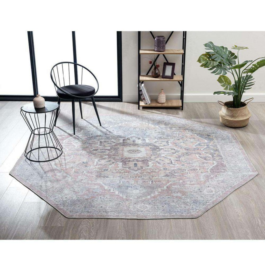 Rugs * | Divine Pure Multi 7 Ft. 10 In. Octagon Area Rug By United Weavers