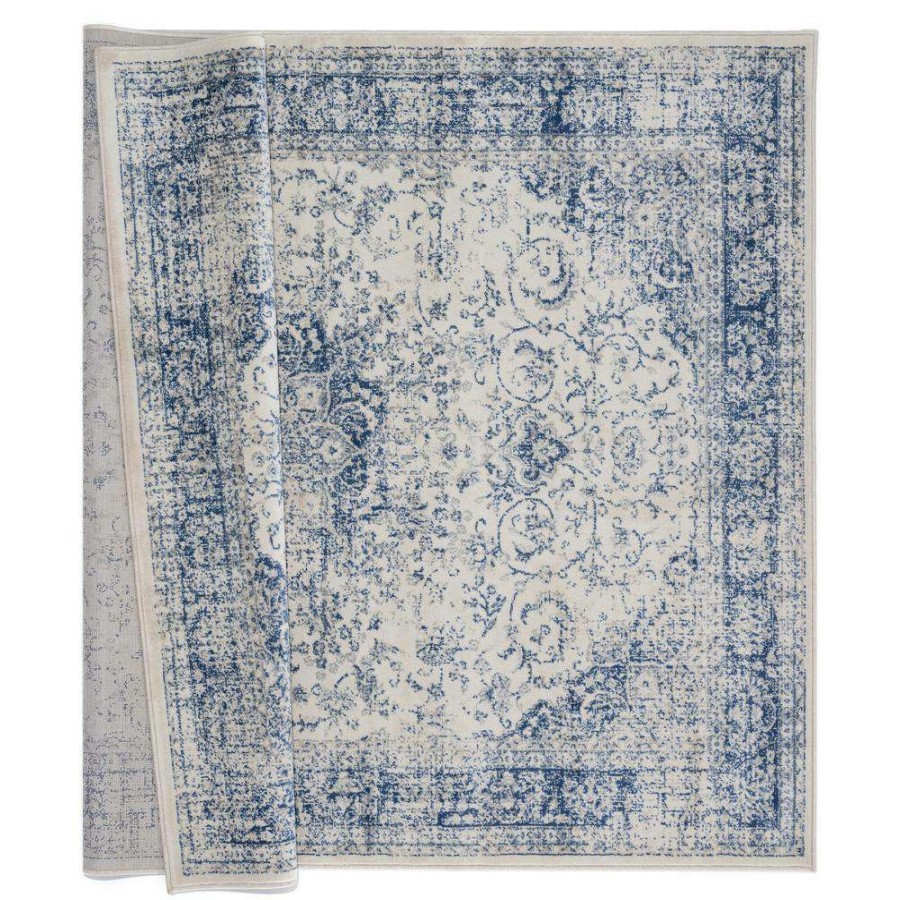 Rugs * | Clairmont Larnaca Denim Blue 7 Ft. 10 In. X 10 Ft. 6 In. Area Rug By United Weavers