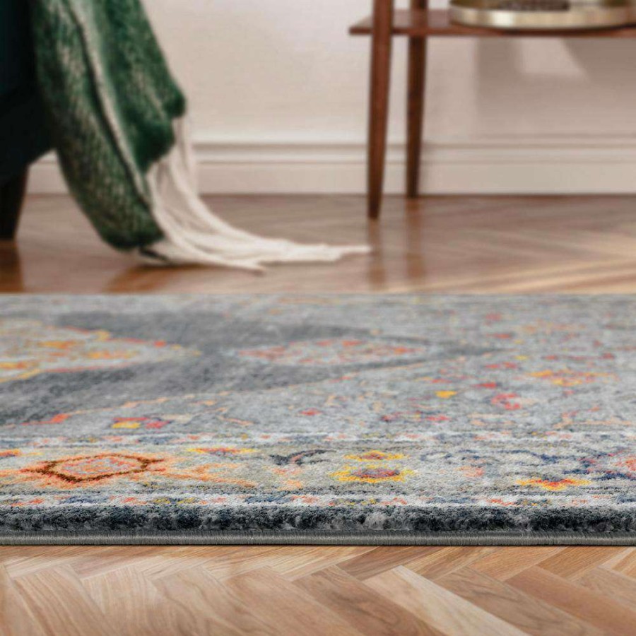 Rugs * | Volos Phaedra Blue 2 Ft. 7 In. X 7 Ft. 2 In. Runner Rug By United Weavers