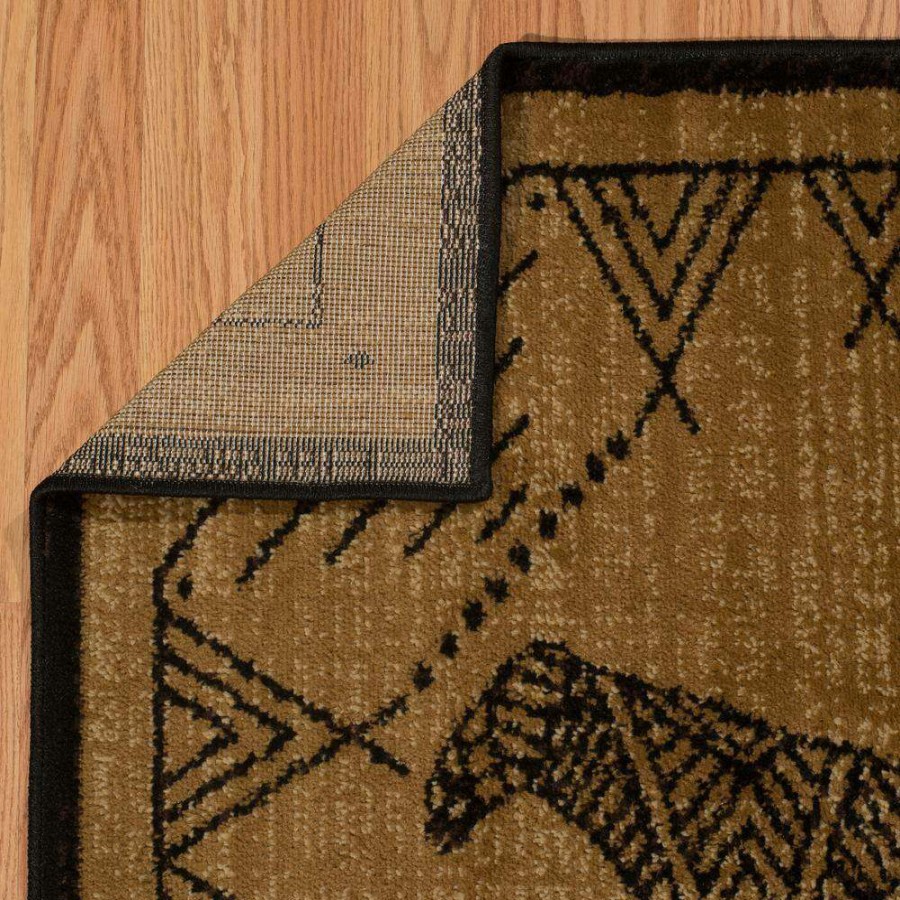 Rugs * | Affinity Bear Cave Gold 7 Ft. 10 In. X 10 Ft. 6 In. Area Rug By United Weavers