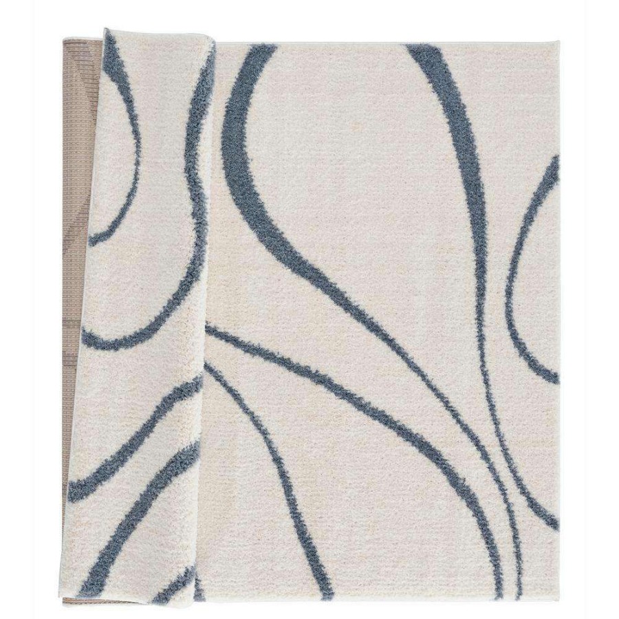 Rugs * | Tranquility Yasu Blue/Grey 7 Ft. 10 In. X 7 Ft. 10 In. Round Rug By United Weavers