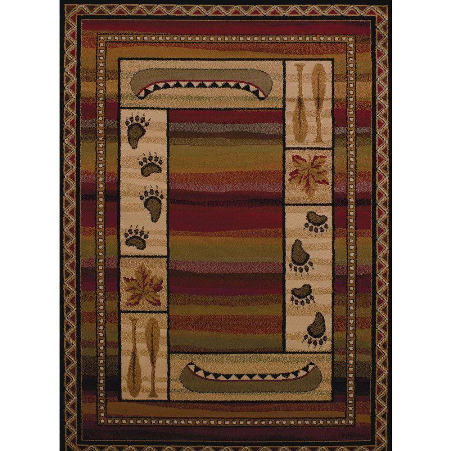 Rugs * | Affinity Canoe Sunset Lodge 7 Ft. 10 In. X 10 Ft. 6 In. Area Rug By United Weavers