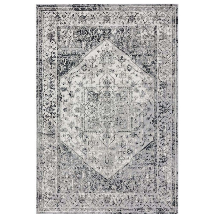 Rugs * | Veronica Selsey Grey 12 Ft. 6 In. X 15 Ft. Oversize Area Rug By United Weavers