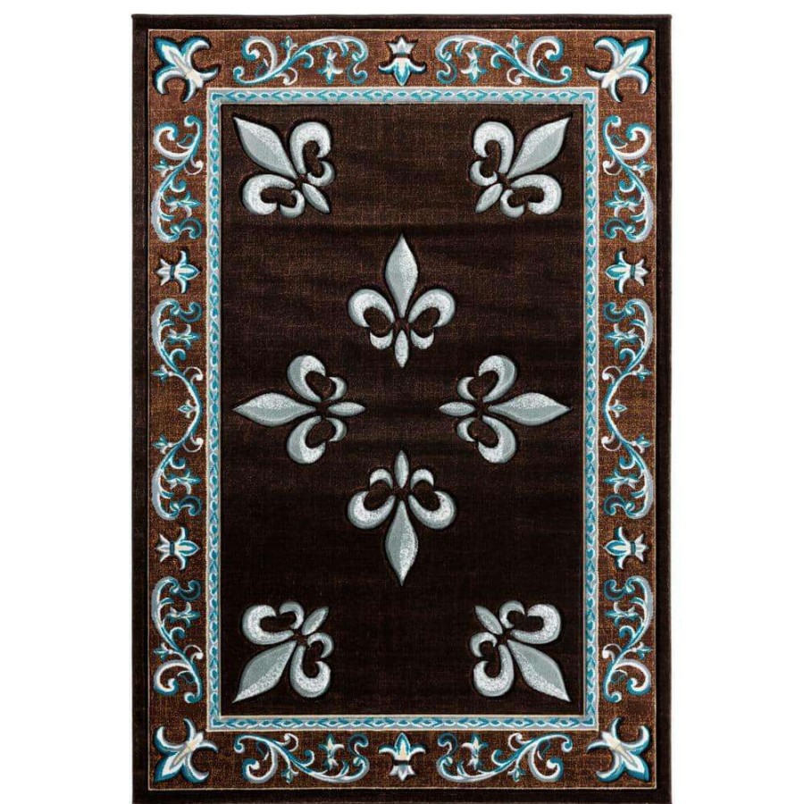 Rugs * | Bristol Casselton Turquoise 7 Ft. 10 In X 10 Ft. 6 In. Area Rug By United Weavers