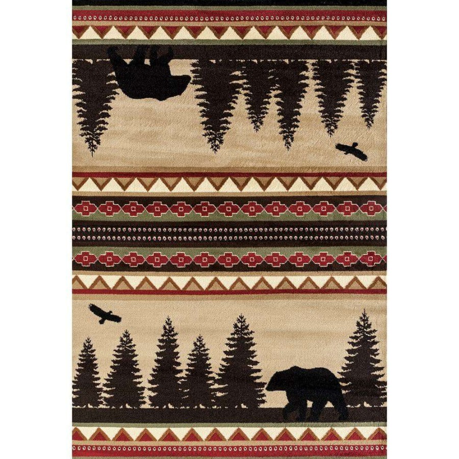 Rugs * | Woodside Bear Stride Beige 8 Ft. X 11 Ft. Oversize Area Rug By United Weavers