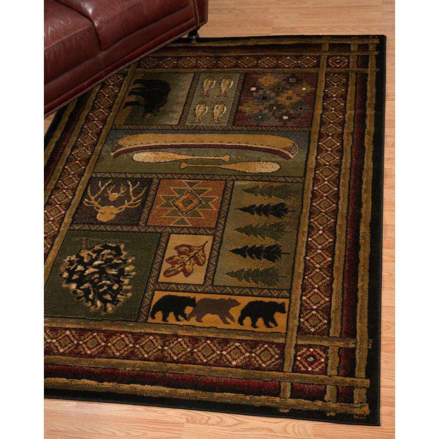 Rugs * | Affinity Lodge Canvas Multi 5 Ft. 3 In. X 7 Ft. 2 In. Area Rug By United Weavers