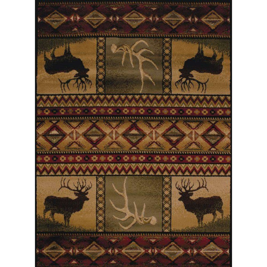 Rugs * | Affinity Hunter'S Dream Lodge 1 Ft. 10 In. X 3 Ft. Accent Rug By United Weavers